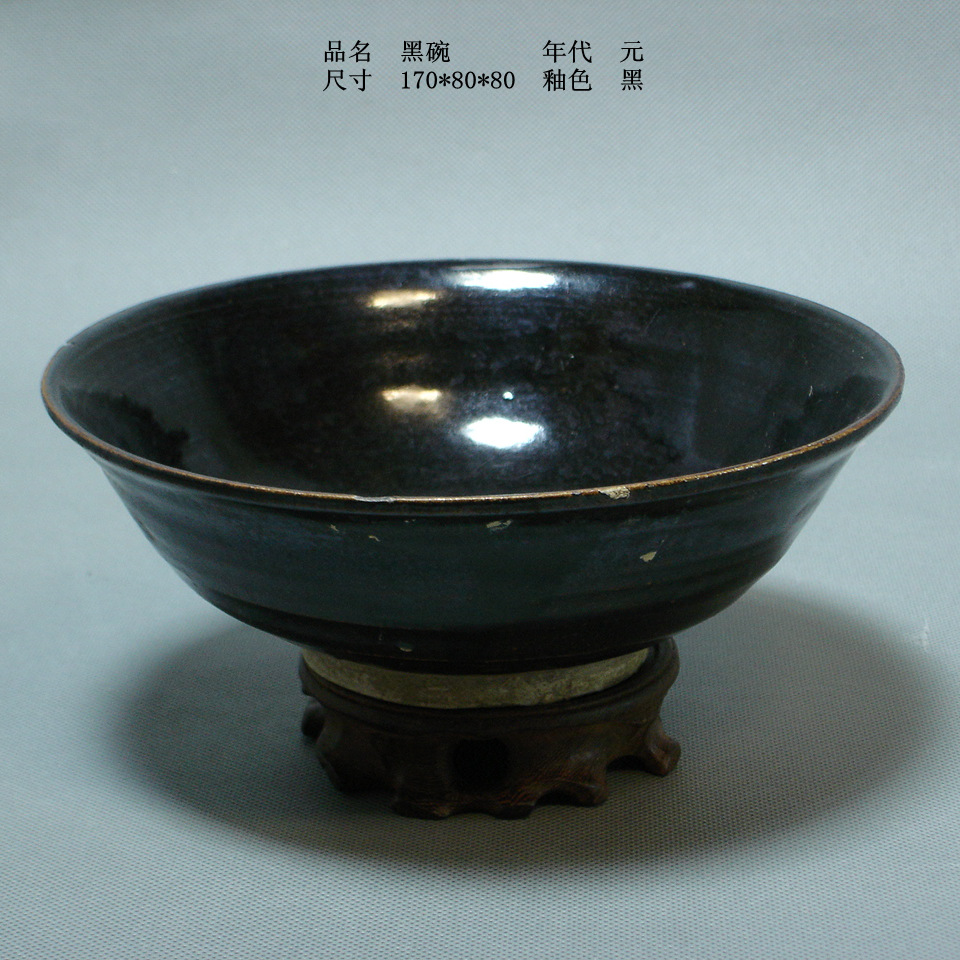 黑碗黑盘