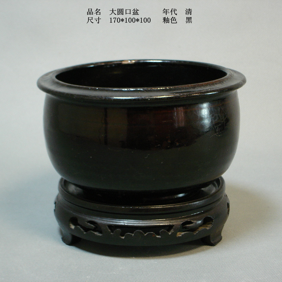 大圆口盆