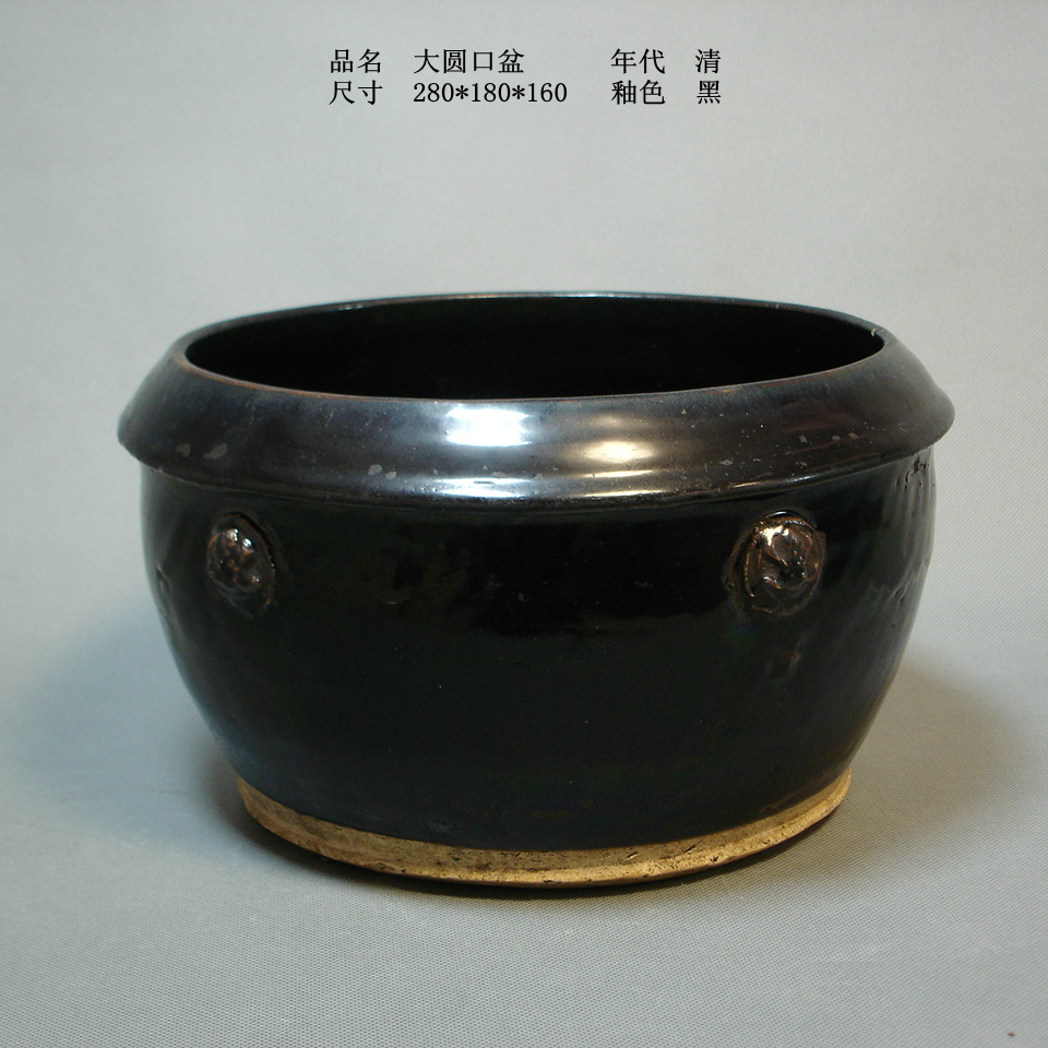 大圆口盆